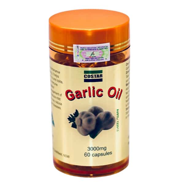 Tinh dầu tỏi Costar Garlic Oil 3000mg 60 viên - Công ty TNHH Dịch Vụ Hạnh  Phúc - Happy Services